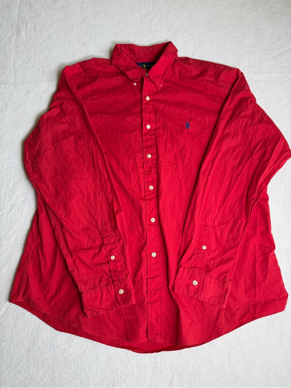 Ralph Lauren Red Button-Up Shirt XXL Men’s - Picture 2 of 6